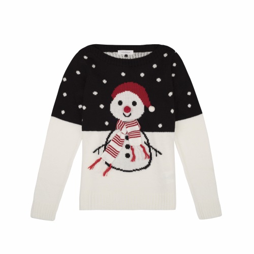 Cache Cache - Pull bonhomme de neige