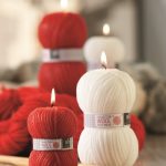 Bougies rouges et blanches de chez maison Française