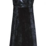 Robe nuisette à bretelles en velours