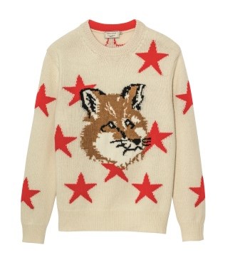 Pull fantaisie en laine Galeries Lafayette