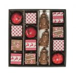 Coffret Noël chocolat lait et caramel Galeries Lafayette