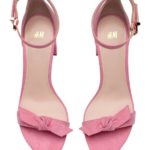 Sandales rose et noeuds plats