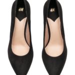 Chaussures noires effet daim