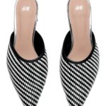 Mules rayées