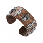 Accessoire : Bracelet cuir et cactus